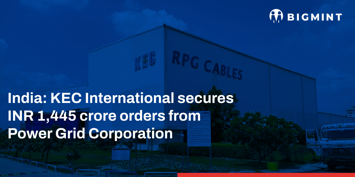 India: KEC International secures INR 1,445 crore orders from Power Grid Corporation