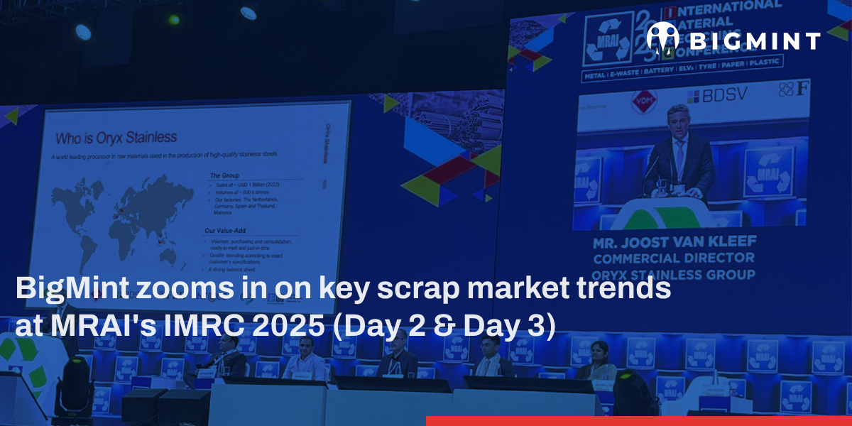 India: BigMint zooms in on key ferrous, non-ferrous scrap market trends at MRAI’s flagship conference