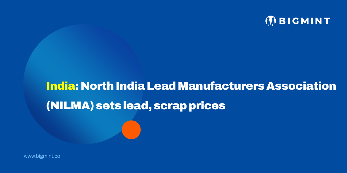 North India Lead Manufacturers Association sets new lead, scrap rates