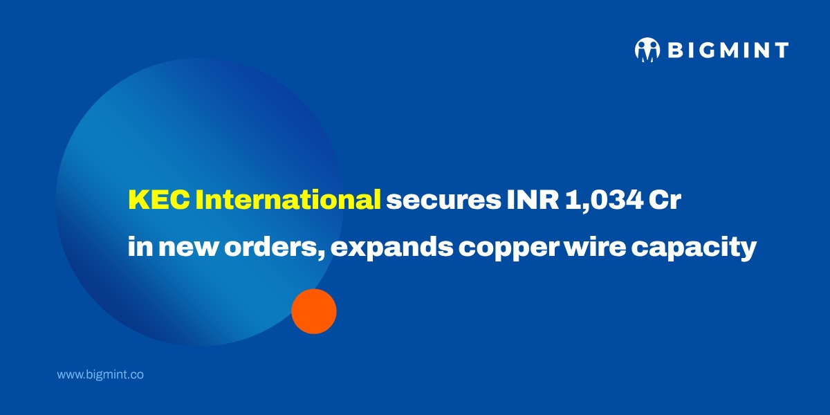 India: KEC International secures new orders worth INR 1,034 crore, expands copper wire capacity