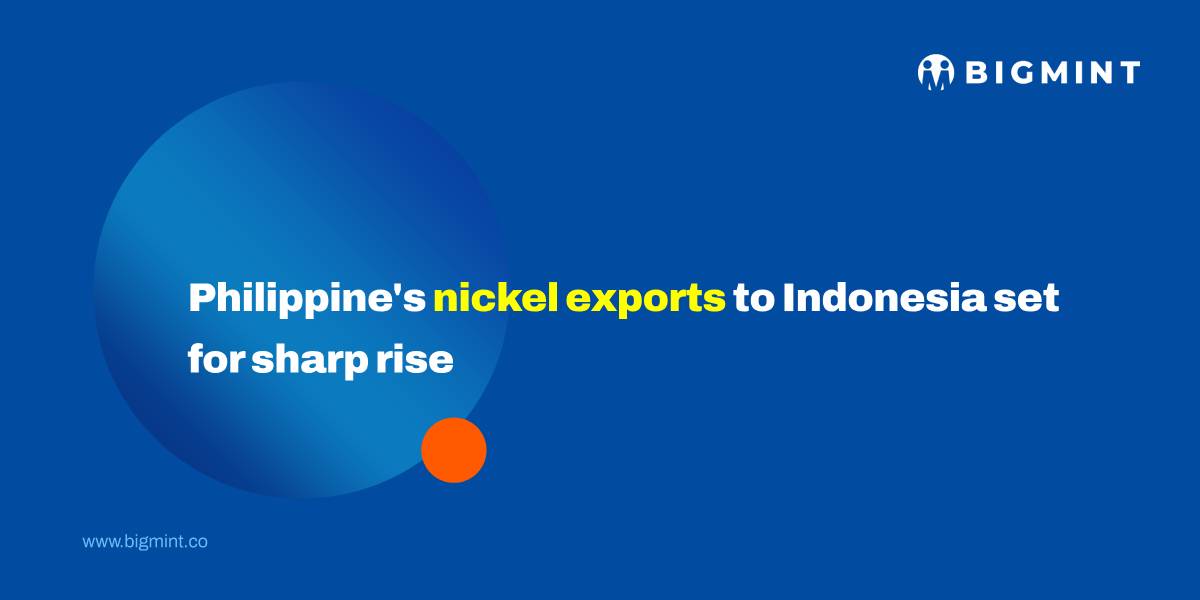 Philippine’s nickel exports to Indonesia set for sharp rise