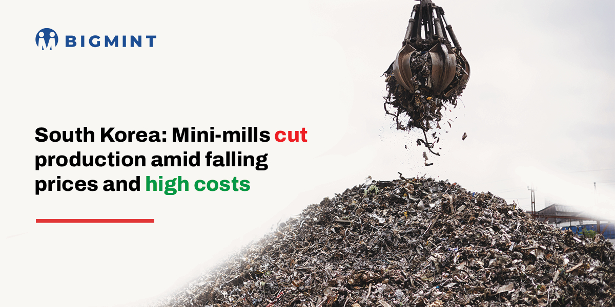 South Korean mini mills slash production amid falling prices, high costs