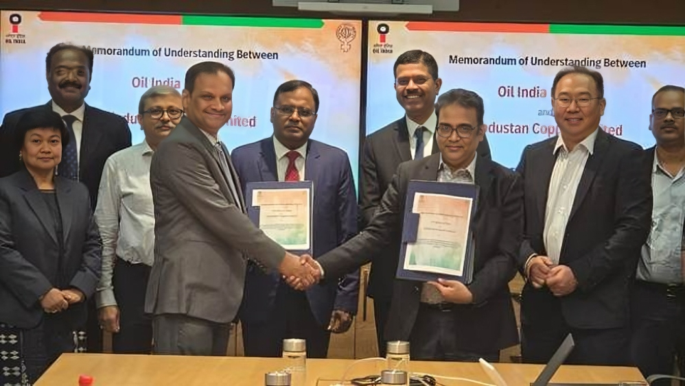 India: Hindustan Copper signs MoU with Oil India for critical minerals exploration