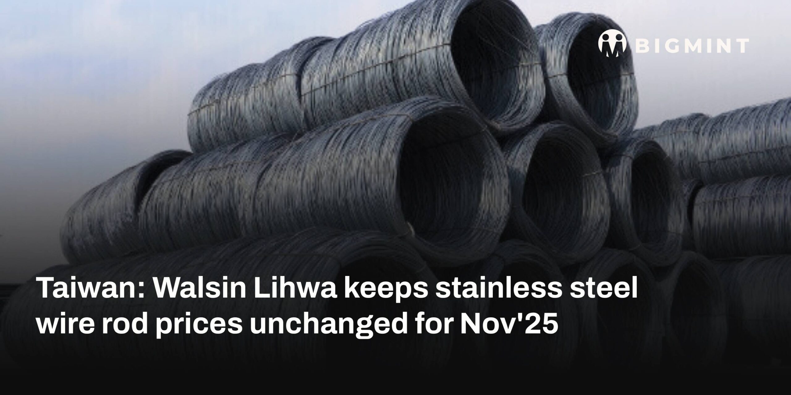 Taiwan: Walsin Lihwa keeps stainless steel wire rod prices unchanged for Nov’25