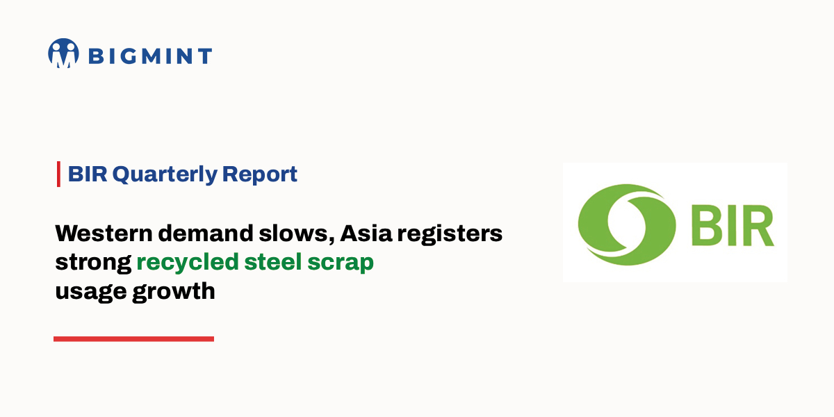 Western demand for recycled steel slows, India registers strong growth in H1CY’25 — BIR