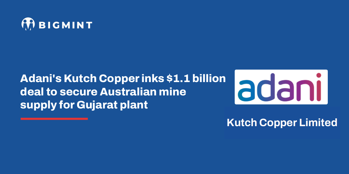 India: Kutch Copper signs deal with Australia’s Caravel Minerals for long-term supply to Gujarat smelter