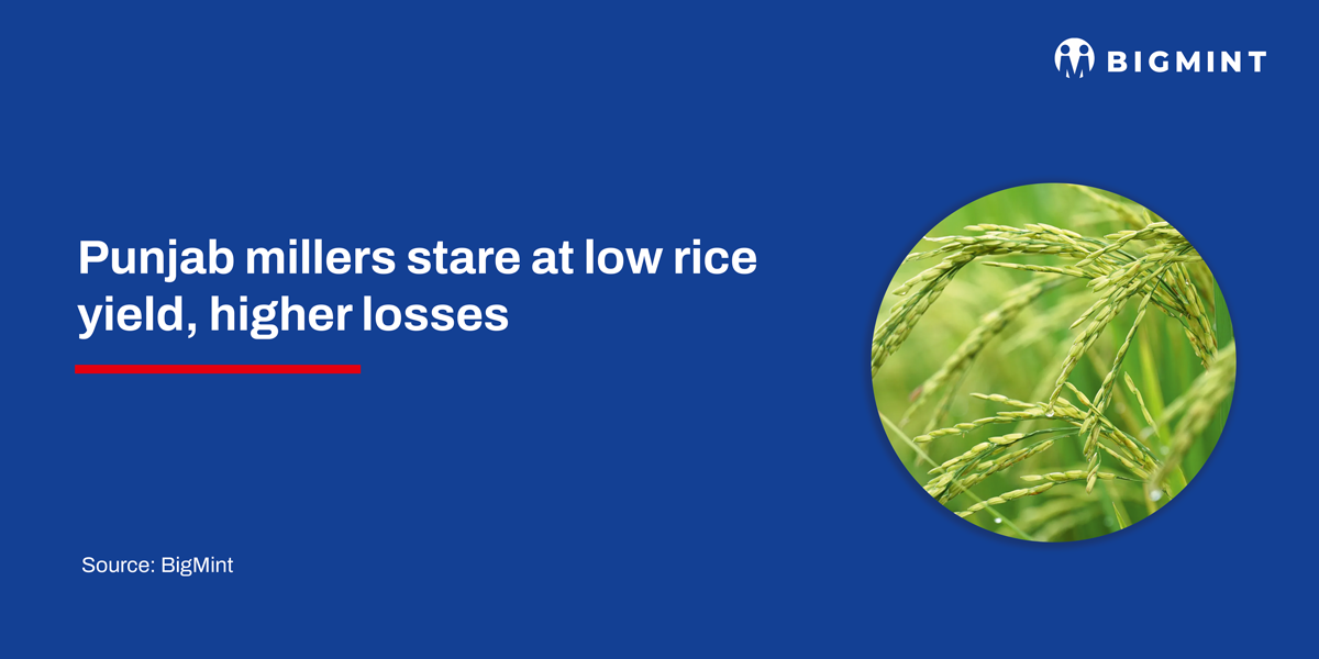 Punjab millers stare at low rice yield, higher losses