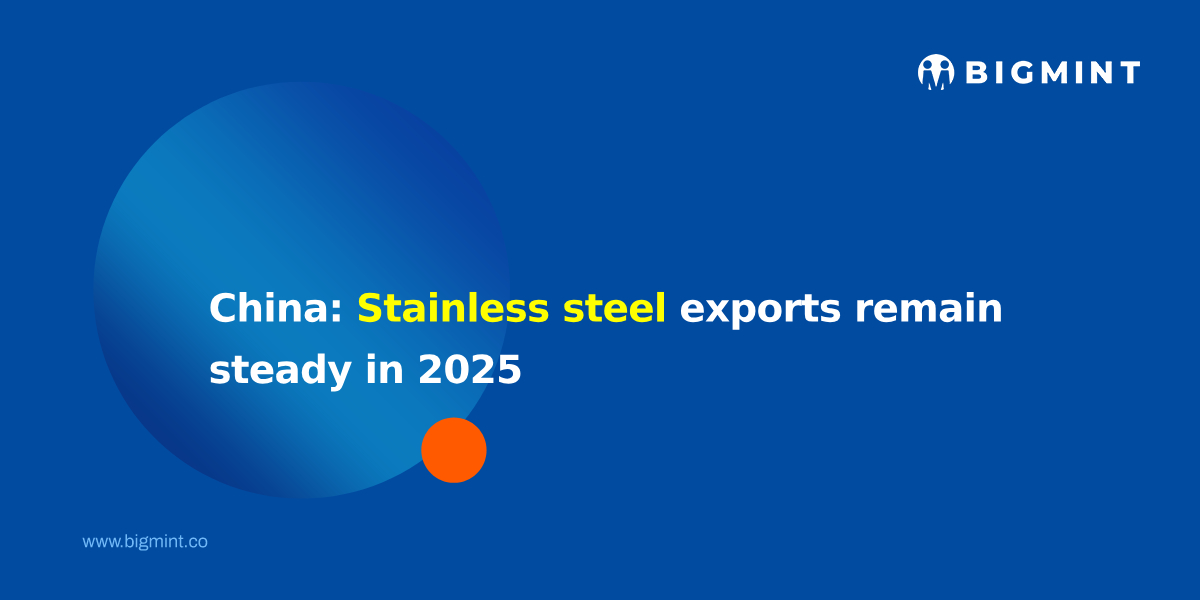 China: Stainless steel exports remain steady in 2025