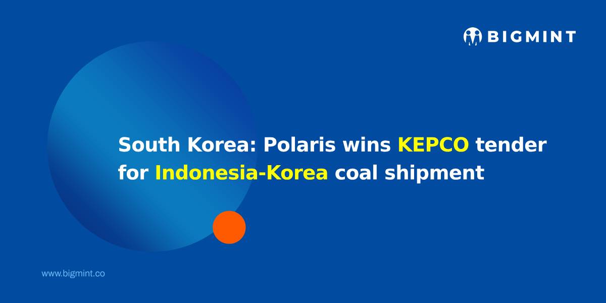 South Korea: Polaris wins KEPCO tender for Indonesia-Korea coal shipment