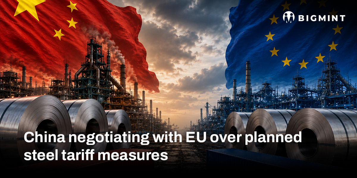 China negotiating with EU over planned steel tariff measures