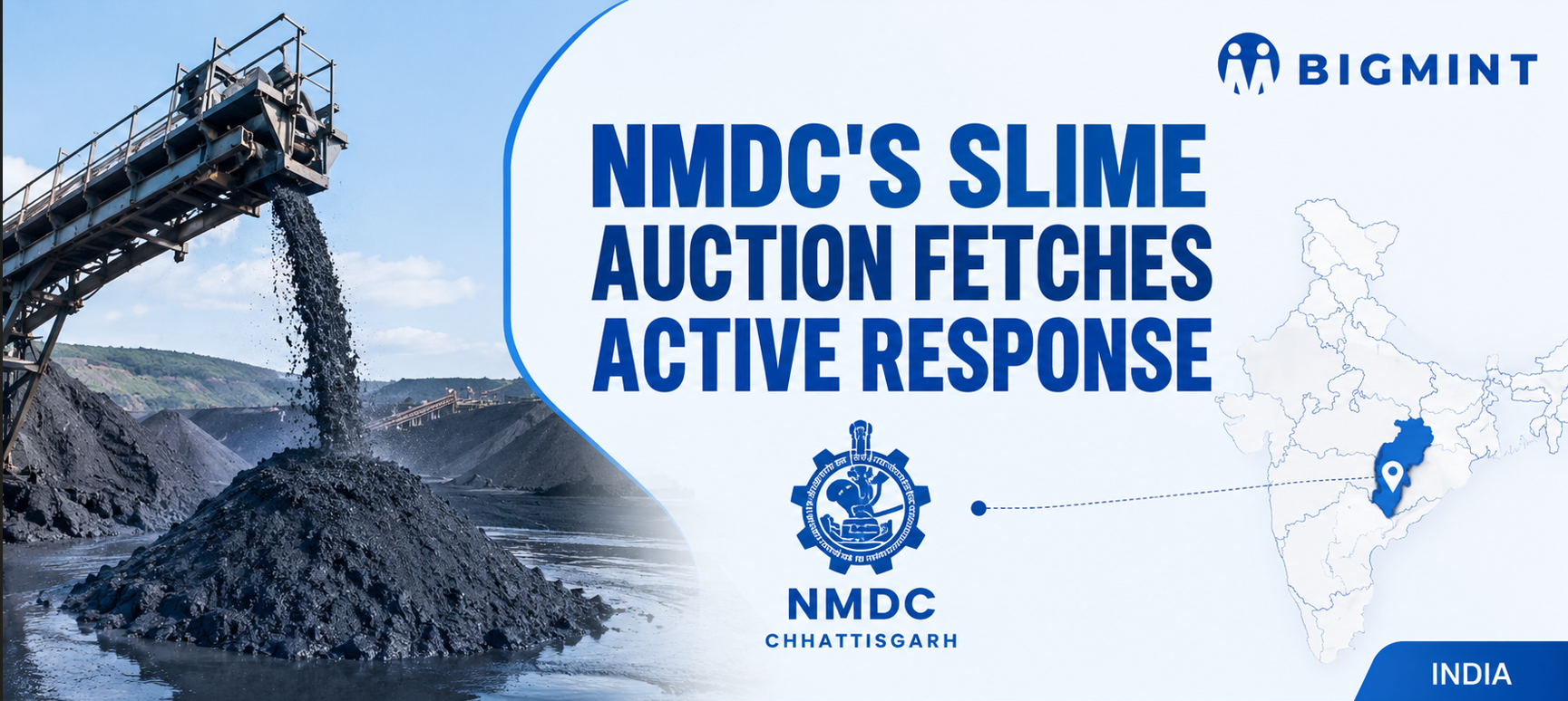 India: NMDC auctions over 12 mnt of iron ore slime from Chhattisgarh