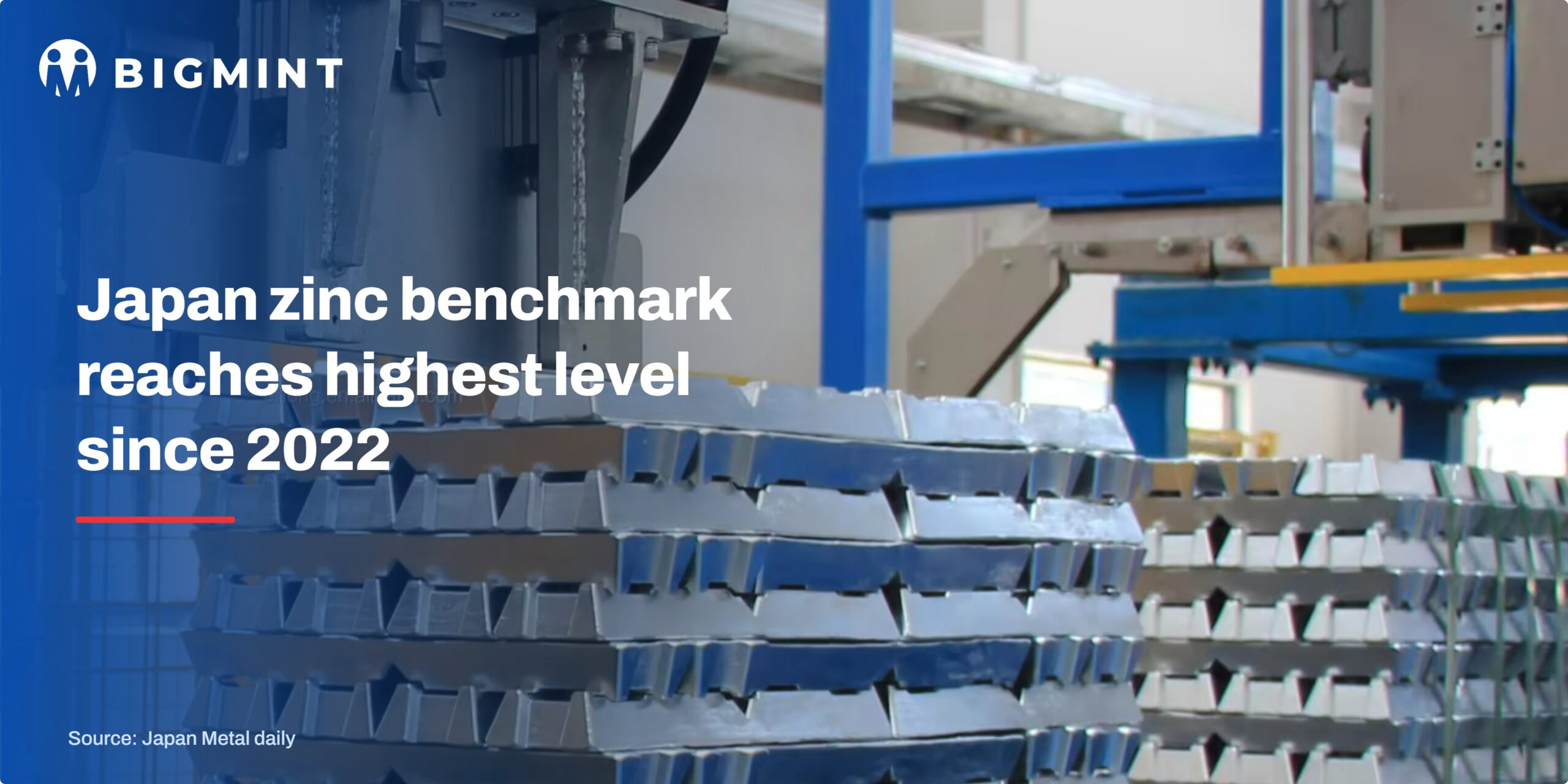 Japan: Zinc benchmark price climbs to 4-year high on weaker yen, stronger LME