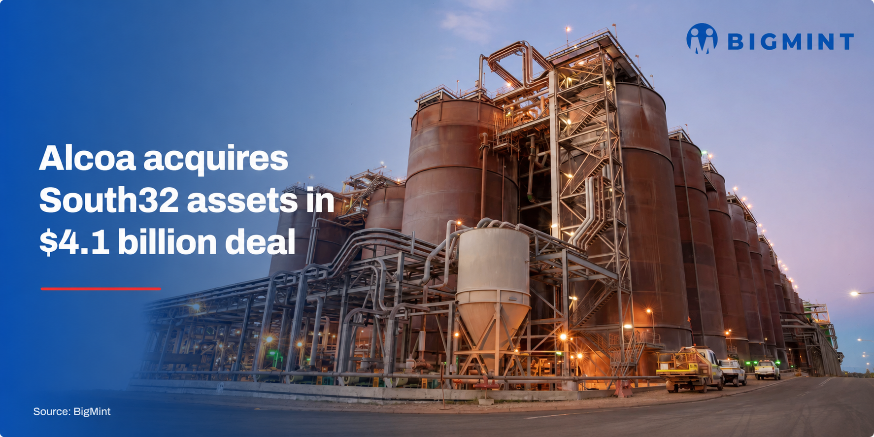 US: Alcoa announces $4.1 bn acquisition of South32’s assets to strengthen global aluminium operations
