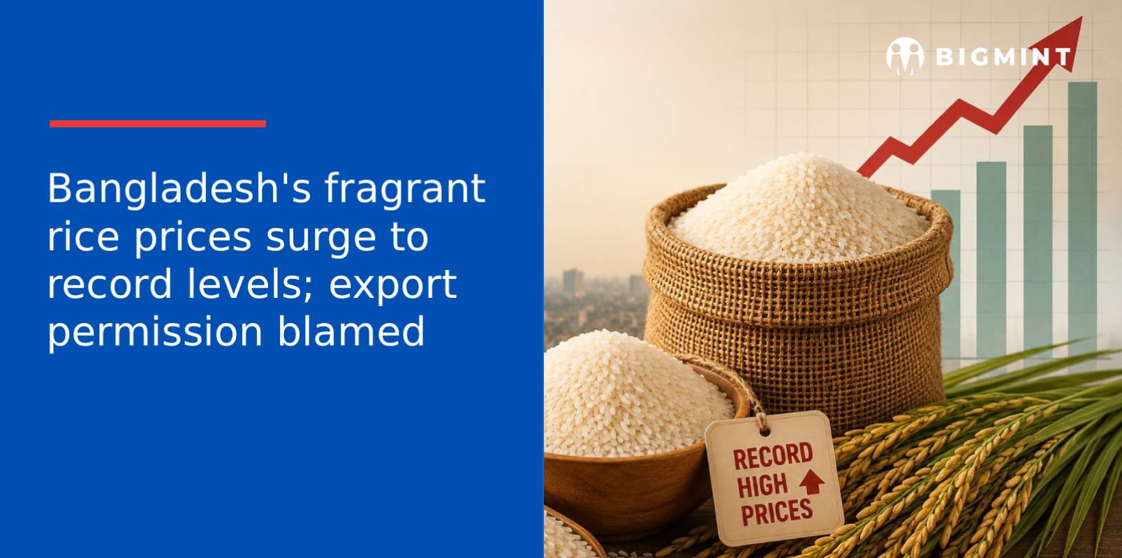 Bangladesh’s fragrant rice prices surge to record levels; export permission blamed