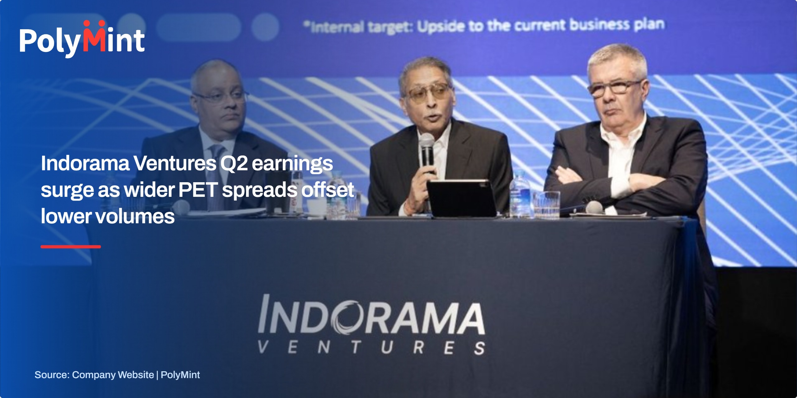Thailand: Indorama Ventures reports 10% y-o-y drop in production in Q2CY’26, but earnings recover sharply