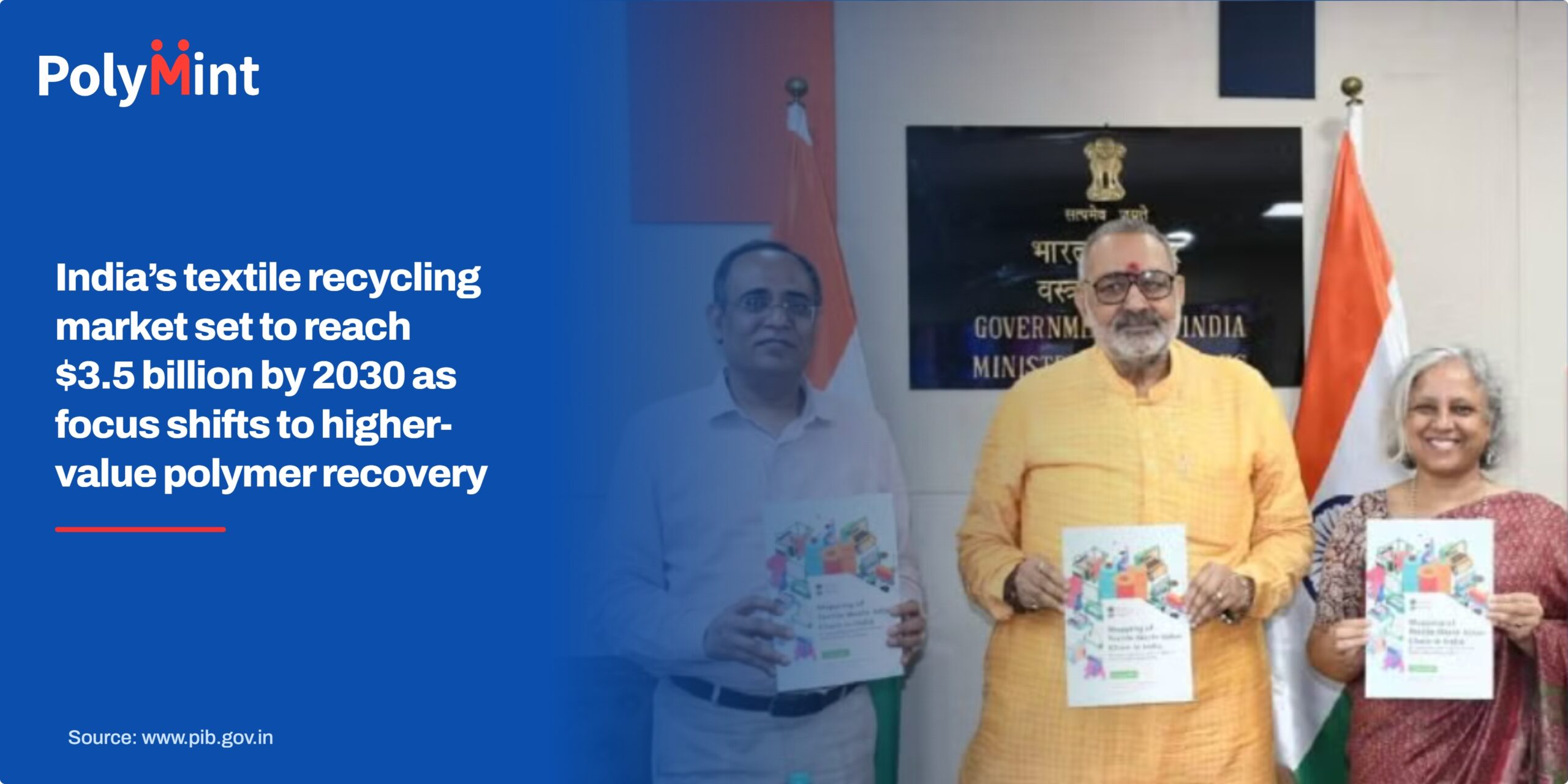 India’s textile recycling market set to reach $3.5 billion by 2030 as focus shifts to higher-value polymer recovery
