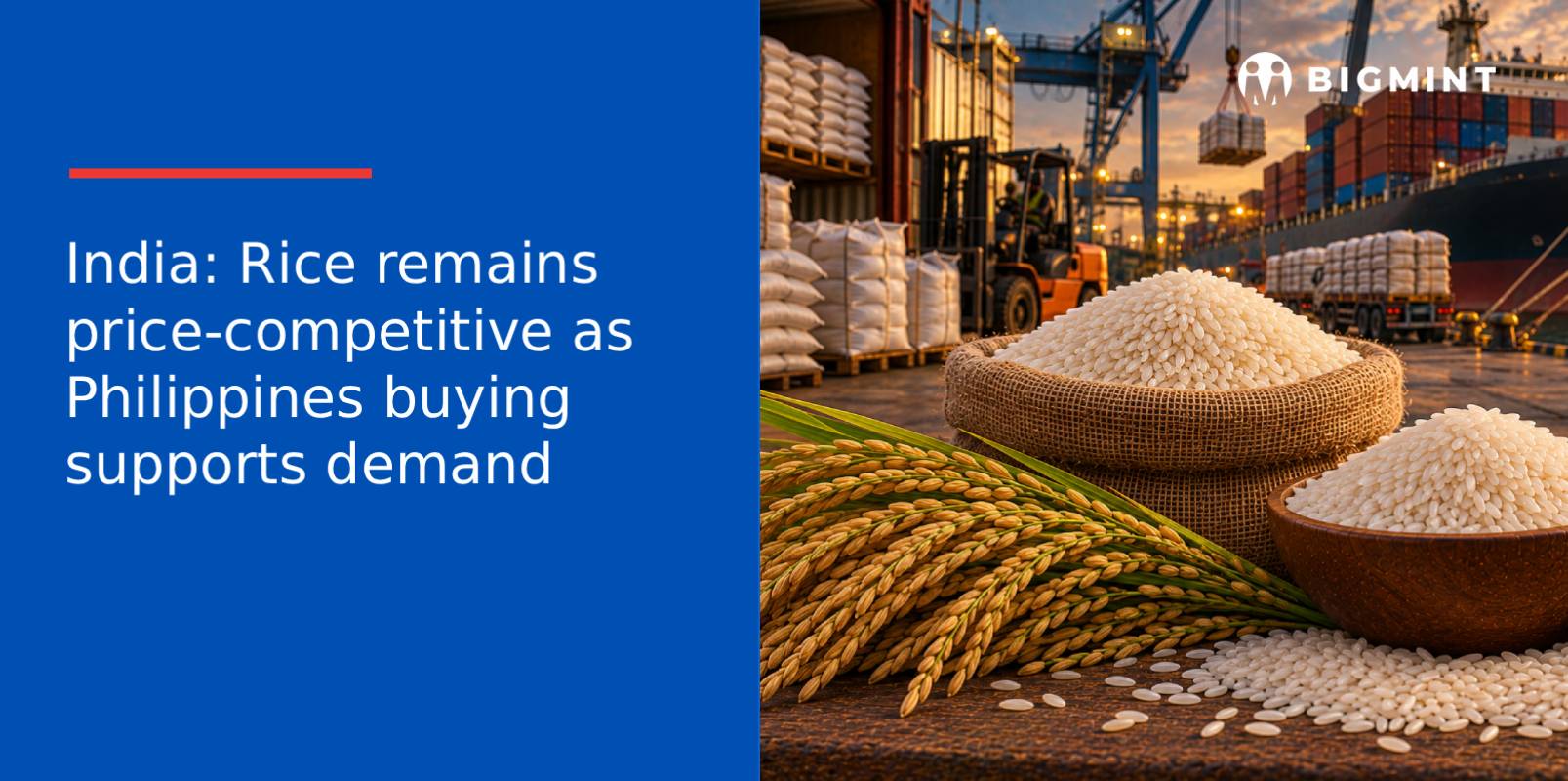 India: Rice remains price-competitive as Philippines buying supports demand