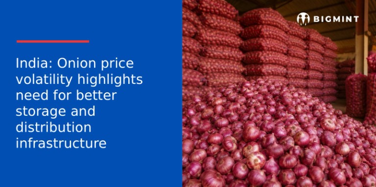 India: Onion price volatility highlights need for better storage and distribution infrastructure