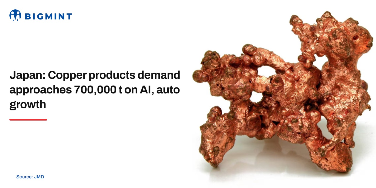Japan: Copper products demand expected to recover to 700,000 t by FY’28